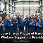 White House Shares Photos of Hardworking American Workers Supporting President Trump