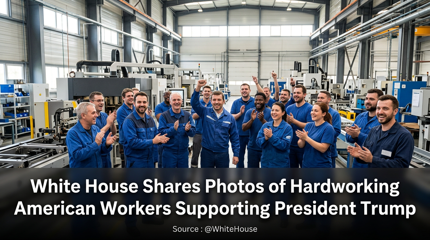 White House Shares Photos of Hardworking American Workers Supporting President Trump